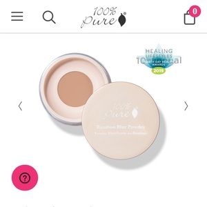 100% Pure bamboo blur powder